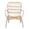 Baxton Studio Bajo Modern Bohemian Natural Brown Rattan Arm Chair 232-13229-ZORO - alternate 4